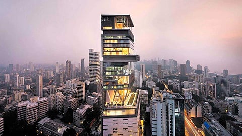 Mukesh Ambani's residence, Antilia. (Courtesy: Akararchitecture)