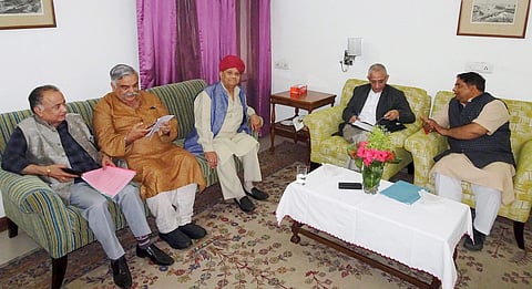 Dineshwar Sharma however had met with state BJP president Sat Sharma and several other leaders in Jammu. (File | PTI)