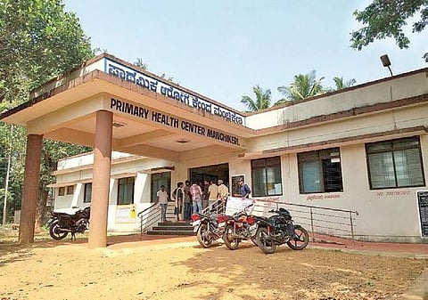 Manchikeri primary health centre in Yellapur taluk