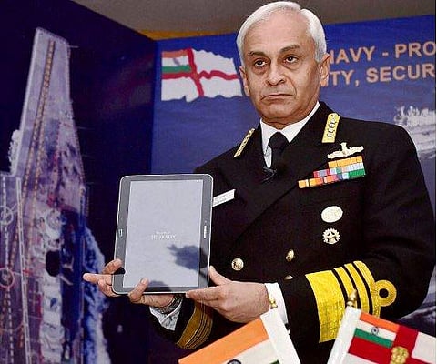 Navy Chief Admiral Sunil Lanba | PTI
