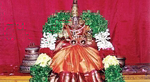 A shrine where the image of Rama was worshipped first