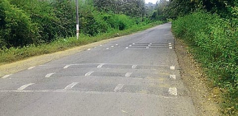 Image of speed breakers used for representational purposes only