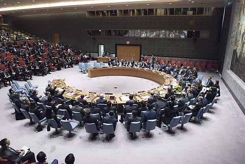 The U.N. Security Council meets on the use of chemical weapons in Syria, at U.N. headquarters. (Photo | AP)