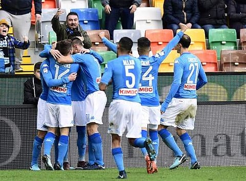 Napoli are undefeated in 14 league matches  | AFP