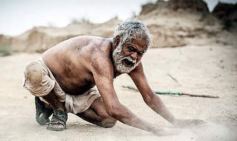 A still from the Hindi movie Dark Wind (Kadvi Hawa)