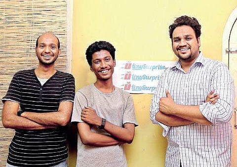 Vijay Srinivas, the founder with co-founders Shiva and Sai