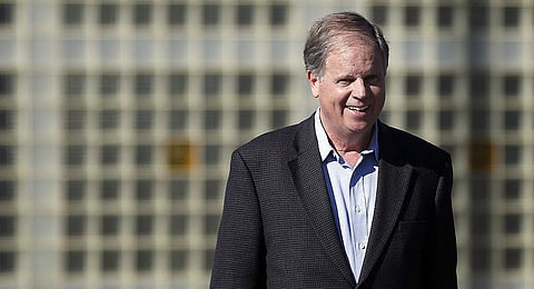 Doug Jones today became the first Democrat in 25 years to win a Senate seat from the US state of Alabama after scoring an upset victory over President Donald Trump-backed candidate Roy Moore. (File | AP)