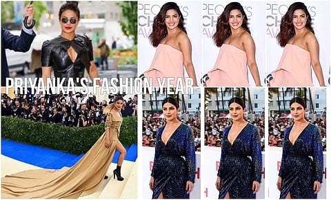 Priyank Chopra, the reigning queen, and a fashion diva have given us some fashion goals this year. PC never hesitates to try any fashion, she can slay any designer's outfit with utmost perfection. The style queen this year is seen in many classy and sassy