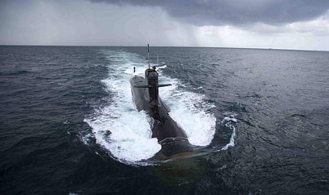 INS Kalvari (Photo | ANI)