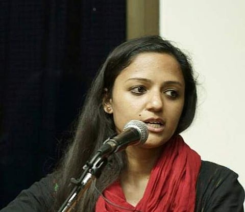 Former JNU students' union vice president Shehla Rashid.(Photo | Facebook)