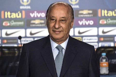 FIFA handed Brazilian football confederation president Marco Polo Del Nero a 90-day ban from all football activities. | AFP