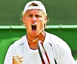 Lleyton Hewitt of Australia reacts during a match. (File Photo, AP)
