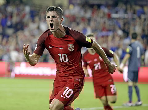 US male footballer of the Year Christian Pulisic  | AP