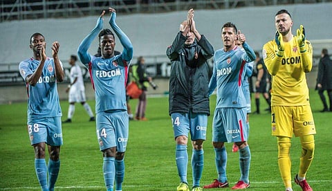 Monaco players  (Photo| Twitter/AS Monaco)