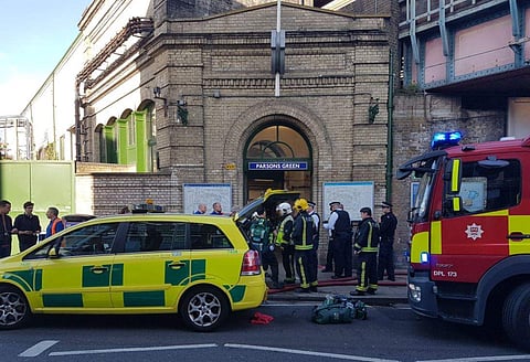 Representational image. British police on Thursday arrested a sixth suspect over the bombing. (File Photo  | Twitter/ London fire brigade)