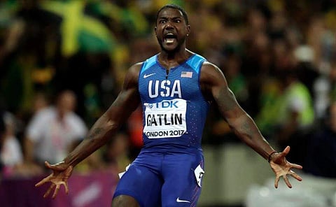 World 100 metres champion Justin Gatlin (File | AP)
