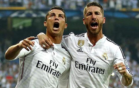 Real Madrid captain Sergio Ramos (R) and star striker Cristiano Ronaldo (File | AP)