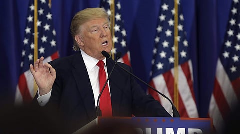 US President Donald Trump 