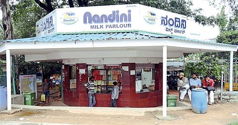 KCPCR member A file photo of a Nandini parlour in Bengaluru