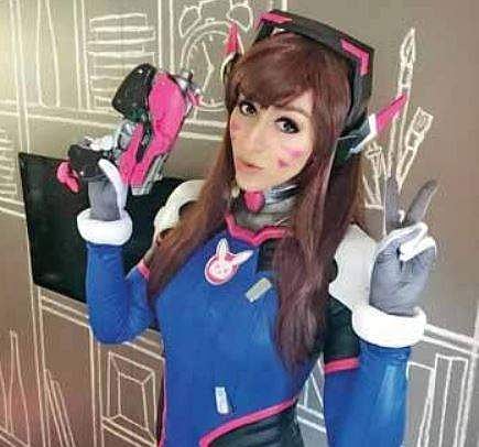 Pro-cosplayer Tabitha Lyons at the Bengaluru Comic Con. (Express Photo Service)