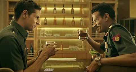 Siddharth Malhotra and Manoj Bajpayee in 'Aiyaari'. (YouTube trailer screengrab)