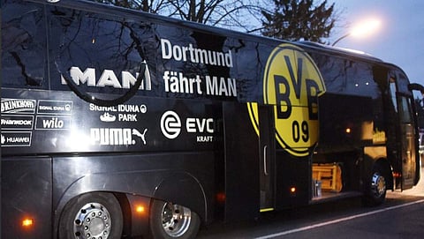 Prosecutors say the bombs each contained up to a kilogram of a hydrogen peroxide fuel mixture and around 65 metal studs | AFP