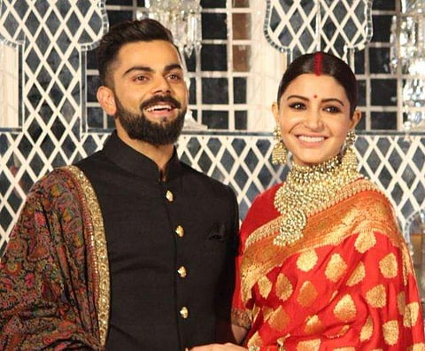 Virat Kohli and Anushka Sharma are back from their honeymoon and their fans are again going crazy over the reception images. (Photos | Instagram)