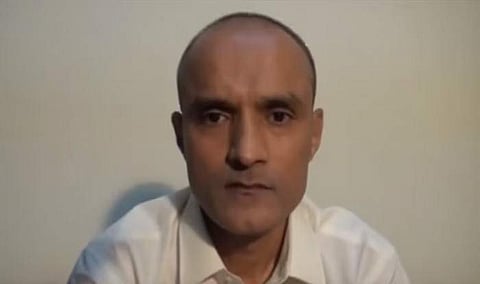 YouTube screen grab of Kulbhushan Jadhav.