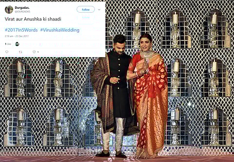 2017 is almost over, with the last week of the year left, we have just been reminiscing about the year that was.  Virushka wedding, the phenomena of 2017! | PTI