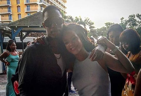 Rihanna with her cousin Tavon Kaiseen | Instagram