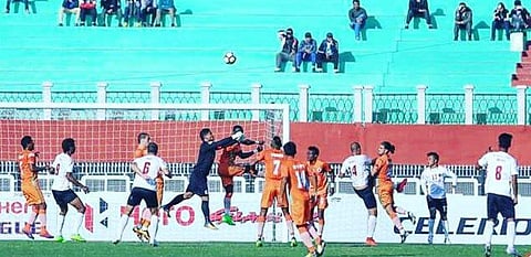 Despite the draw, East Bengal are on top of the league table with 14 points from seven matches. | Image Courtesy: @NerocaFC