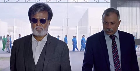 'Naan Vanthuten Nu Sollu, Thirumbi Vanthute Nu' from Kabali. Translation: Tell them I've arrived, tell them I've returned (Photo| Youtube screengrab)
