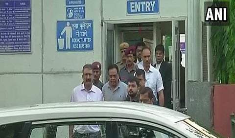 Moin Qureshi coming out of a court hearing. (File photo: ANI)