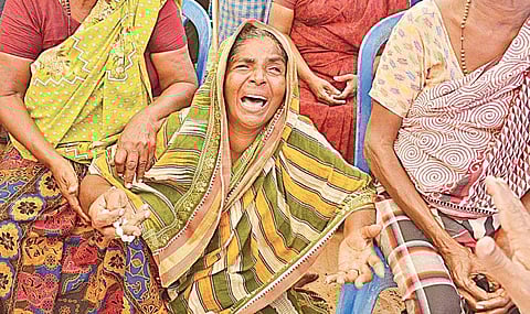 Poonthura native Kala weeps while talking about her son-in-law Paniyadima, who is still missing following Cyclone Ockhi | Manu R Mavelil