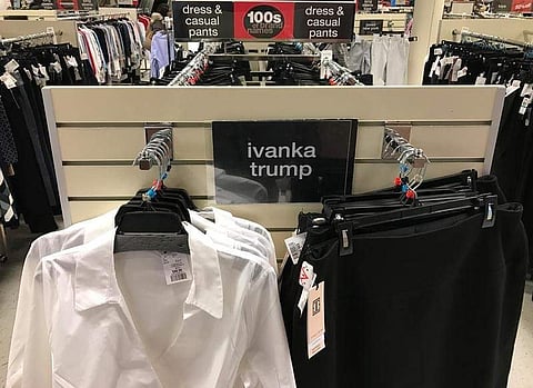 Ivanka Trump-branded blouses and trousers are seen for sale at off-price retailer Winners in Toronto, Ontario, Canada February 3, 2017. (File Photo | Reuters)