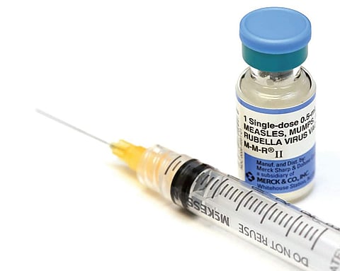 8-yr-old dies two days after rubella shots