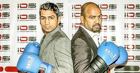 Jitender Kumar (left) & Akhil Kumar are in upbeat mood