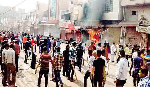 File pic of the Jat agitation last year