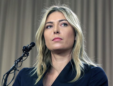 Fve-time Grand Slam Maria Sharapova. | AP File Photo