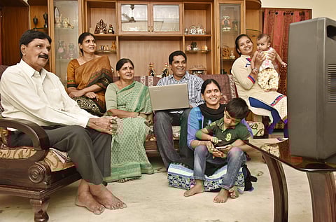 Venkateshwarlu Bodhla and his family (EPS | Vinay Madapu)