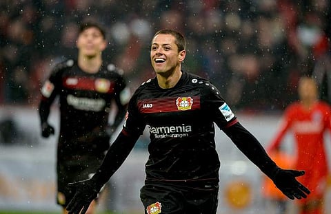 Bayer Leverkusen striker Javier 'Chicharito' Hernandez (File | AFP)