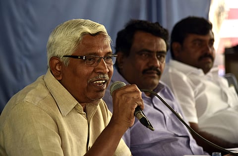 TJAC chief professor M Kodandaram. | Express File Photo