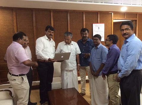 Inaugration of The New Indian Express' new venture 'Samakalikamalayalam.com'