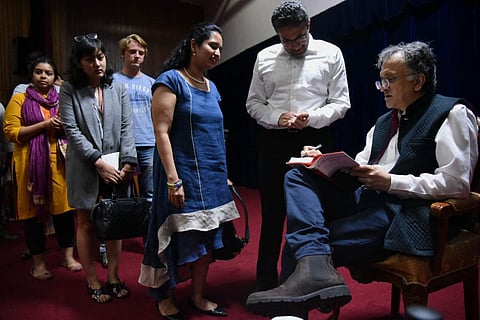 Ramachandra Guha in a interactive session. (File photo | EPS)