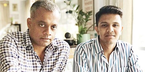 Gautham Menon recently tweeted this picture and wrote, “Naragasooran. Happy to be a chapter in the journey of of a brilliant young filmmaker!”