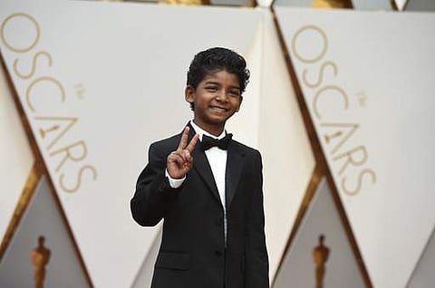 Sunny Pawar arrives at the Oscars on Sunday, Feb. 26 at the Dolby Theatre in Los Angeles. (Photo | AP)