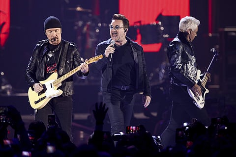 In a lawsuit filed Monday, Feb. 27, 2017, in Manhattan federal court, Paul Rose says U2 lifted elements of his song “Nae Slappin” for their song “The Fly” while they were looking for new inspiration. (File Photo | AP)