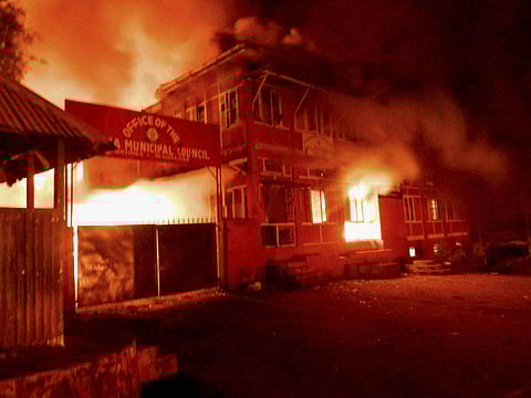 The police said around half a dozen government offices, including the regional transport office and private residences also were burnt  | PTI