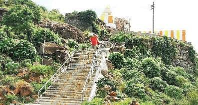 A view of Sri Venkateswara Swamy temple at Vaikuntapuram village in Amaravati mandal of Guntur district | Express