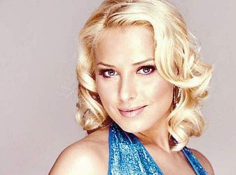 Romanian TV presenter Iulia Vantur